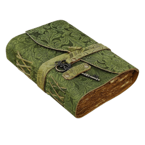 Leather Journal - Antique Handmade Deckle Edge Vintage Paper